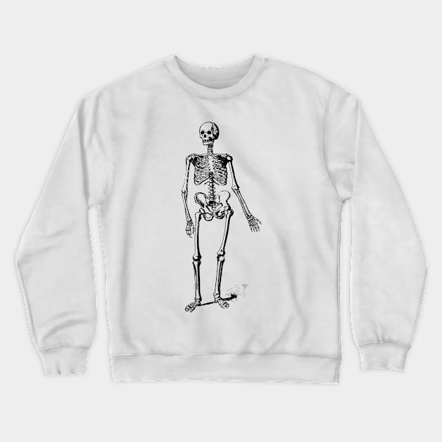 Skeleton Crewneck Sweatshirt by be yourself. design